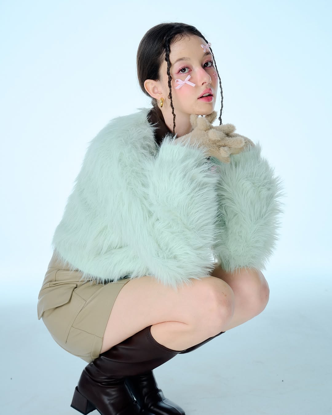 Furry Puffy Mink Cardigan